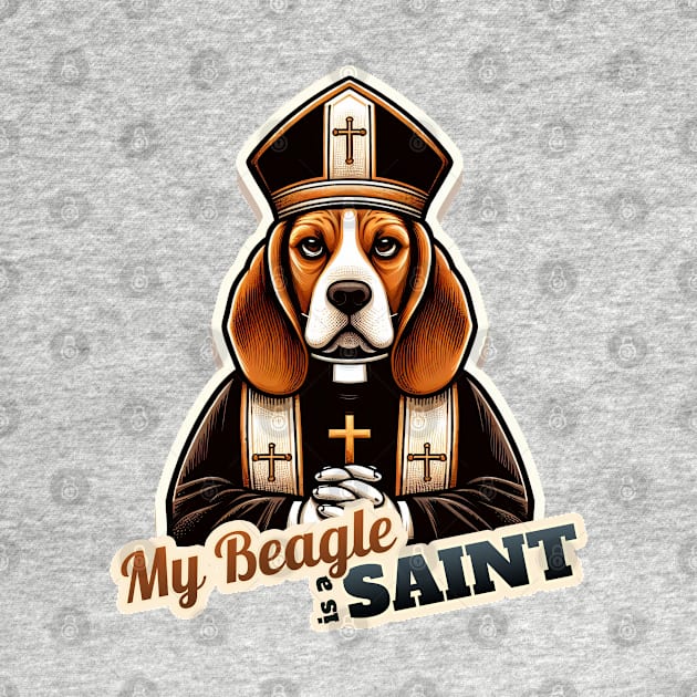 Beagle priest by k9-tee